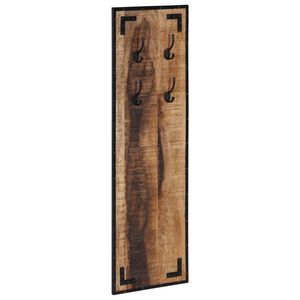 vidaXL Ve&scaron;iak na kab&aacute;ty 35x8x110 cm surov&yacute; mangovn&iacute;kov&yacute; mas&iacute;v