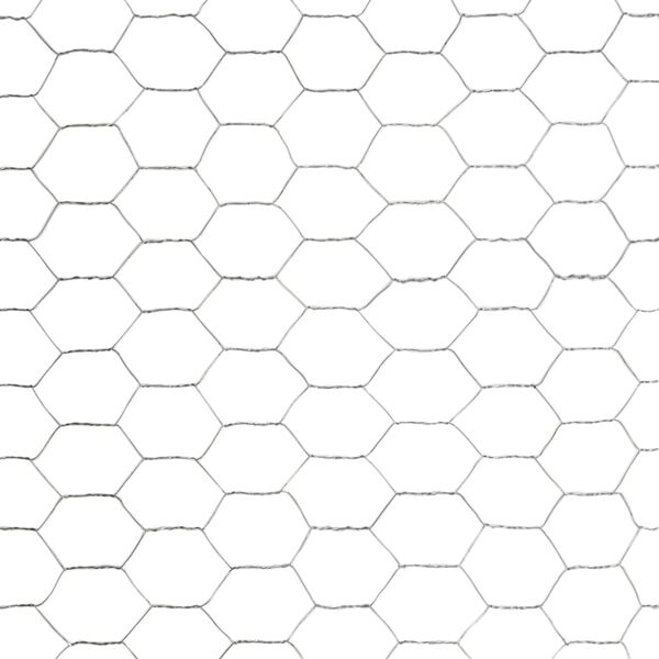 vidaXL Drôtené pletivo, pozinkovaná oceľ 25x1,2 m, strieborné