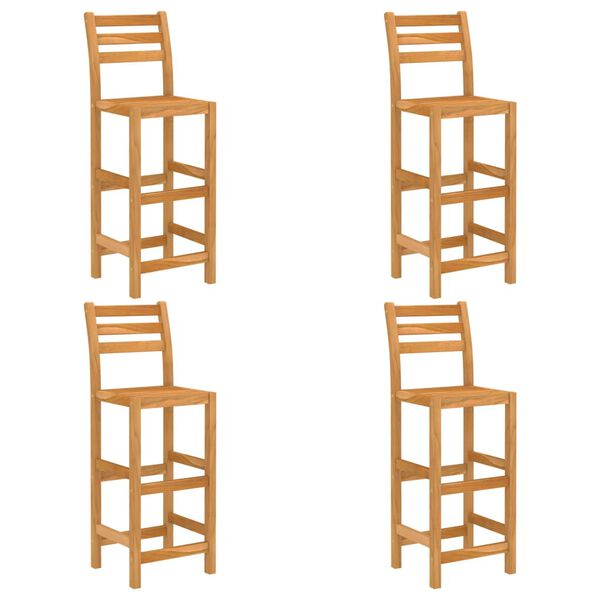 vidaXL 5-dielna vonkajšia barová súprava akáciový masív