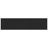 vidaXL Parapetn&eacute; dosky Čierna s drevenou text&uacute;rou 100 x 25 x 4,5 cm