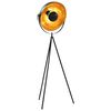 vidaXL Stojanov&aacute; lampa čierna a zlat&aacute; 41 cm E27