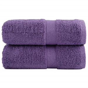 vidaXL Pr&eacute;miov&eacute; um&yacute;vacie utierky SOLUND 2 ks fialov&eacute; 30x30 cm 600 g/m&sup2;