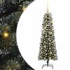 vidaXL Umel&yacute; vianočn&yacute; stromček Zelen&aacute; 120 cm PVC, plast a oceľ