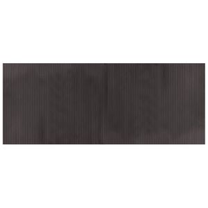 vidaXL Koberec obdĺžnikov&yacute; tmavohned&yacute; 80x200 cm bambus