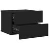 vidaXL Nočn&eacute; stol&iacute;ky 2 ks, čierne 40x30x30 cm, kompozitn&eacute; drevo
