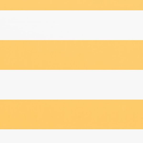 vidaXL Balkónová markíza, biela a žltá 75x600 cm, oxfordská látka