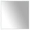 vidaXL Zrkadlo do k&uacute;peľne s LED Priehľadn&aacute; 60 x 60 cm tvrden&eacute; sklo