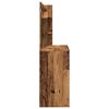 vidaXL toaletn&yacute; stol&iacute;k so zrkadlom Old Wood 74,5x40x141 cm