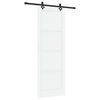 vidaXL Posuvn&eacute; dvere ORKDAL Biela 83 x 232 cm Borovicov&yacute; mas&iacute;v