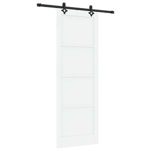 vidaXL Posuvn&eacute; dvere ORKDAL Biela 83 x 232 cm Borovicov&yacute; mas&iacute;v