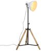 vidaXL Podlahov&aacute; lampa 25 W biela 75x75x90-150 cm E27