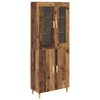 vidaXL Highboard Star&eacute; drevo 69,5 x 34 x 180 cm
