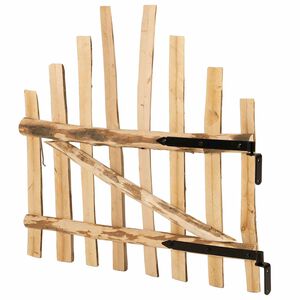 vidaXL Zakryt&aacute; br&aacute;na 100 x 90 cm Impregnovan&eacute; Lieskov&eacute; Dřevo Pr&iacute;rodn&aacute;