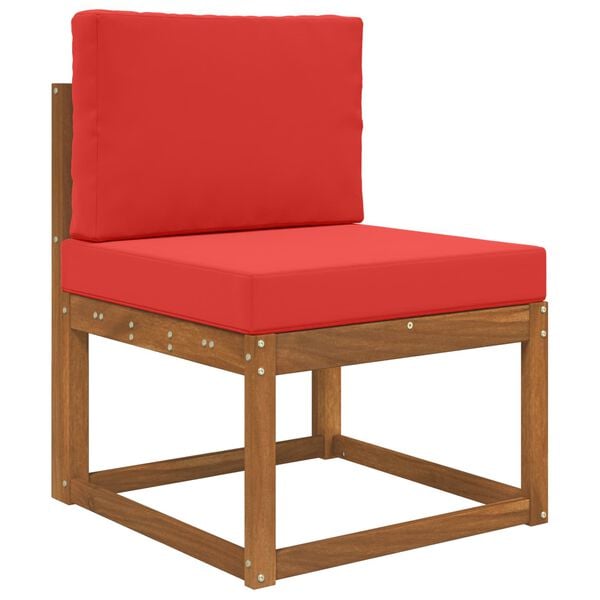 vidaXL Vank&uacute;&scaron; na vonkaj&scaron;iu pohovku 2 pcs Červen&aacute; Polyester