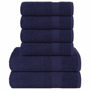 vidaXL 6-dielna sada uter&aacute;kov FROGN n&aacute;morn&iacute;cka modr&aacute; 360 g/m&sup2;