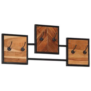 vidaXL N&aacute;stenn&yacute; ve&scaron;iak na kab&aacute;ty 90x1x35 cm ak&aacute;ciov&yacute; mas&iacute;v a železo