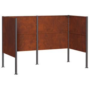 vidaXL Z&aacute;brana na kontajner na odpad 167 x 85 x 113 cm