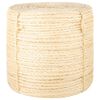 vidaXL Lano 100% sisal 6 mm 25 m