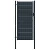 vidaXL Plotov&aacute; br&aacute;na PVC a oceľ 100x204 cm antracitov&aacute;