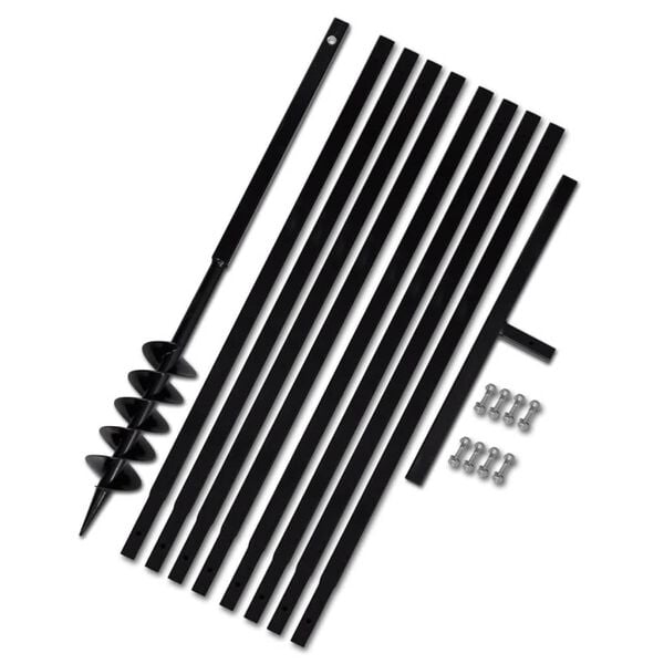 Zemná vŕtačka 100mm s rukoväťou a 9 m oceľovou predlžovacou rúrkou