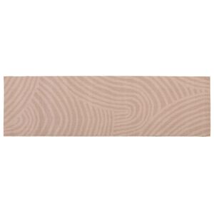 vidaXL Kuchynsk&yacute; koberec taupe &scaron;kandin&aacute;vsky 150 x 45 cm 100% polyamid