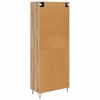 vidaXL Highboard Remeseln&yacute; dub 69,5 x 34 x 180 cm Kompozitn&eacute; drevo