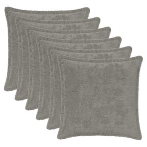 vidaXL Poťah na podložku 6 ks HOUTEN Svetlosiv&aacute; 30 x 30 cm