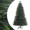 vidaXL Umel&yacute; Skl&aacute;pac&iacute; Vianočn&yacute; Stromček 120 cm PVC a kov Zelen&aacute;
