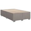 vidaXL Boxspring posteľ s matracom sivohned&yacute; 120x200 cm l&aacute;tka