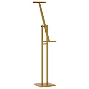 vidaXL St&aacute;nky na v&yacute;stavy Zlat&aacute; 26,5 x 26,5 x 150 cm Oceľ