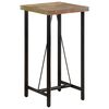 vidaXL Barov&yacute; st&ocirc;l 55x55x107 cm mas&iacute;vne recyklovan&eacute; drevo a železo