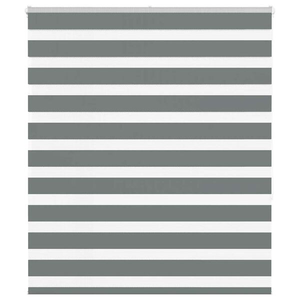 vidaXL Zebra roleta tmavo&scaron;ed&aacute; 130x150 cm &scaron;&iacute;rka l&aacute;tky 125,9cm polyester