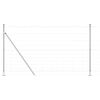 vidaXL Stĺp na plot. Zinkovan&yacute; 25 x 1,4 m Oceľ