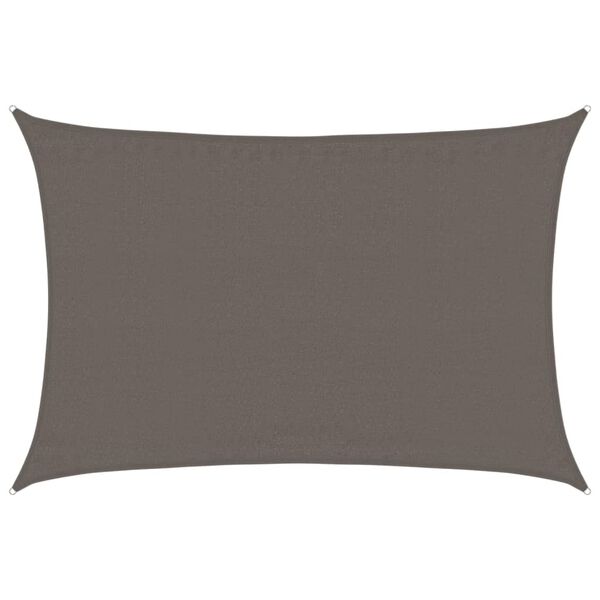 vidaXL Tieniaca plachta 160 g/m² antracitová 3,5x4,5 m HDPE