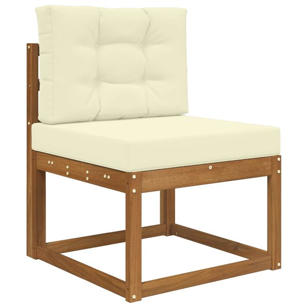 vidaXL Vank&uacute;&scaron; na vonkaj&scaron;iu pohovku 2 pcs Kr&eacute;mov&aacute; Polyester