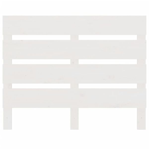 vidaXL Čelo postele biele 75x3x80 cm masívna borovica