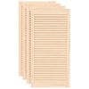 vidaXL Lamelov&eacute; dvierka na skrinku 4 ks 99,3x49,4 cm, borovicov&yacute; mas&iacute;v