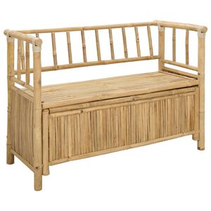 vidaXL Z&aacute;hradn&aacute; &uacute;ložn&aacute; lavica 110 x 47 x 80 cm Bambus Pr&iacute;rodn&aacute;