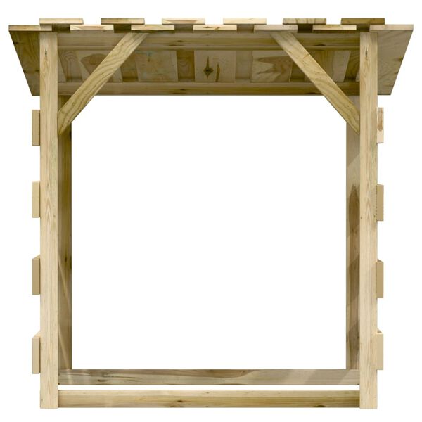 vidaXL Pergola so strechami 2 ks 100x90x100 cm impregnovan&eacute; borovicov&eacute; drevo