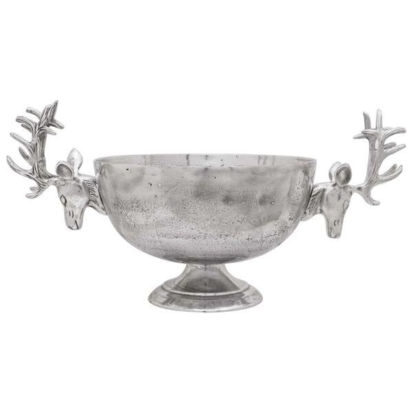 vidaXL Pohár Strieborná 62 x 35 x 33 cm Hliník