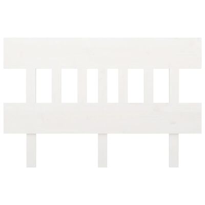 vidaXL Čelo postele biele 143,5x3x81 cm masívna borovica