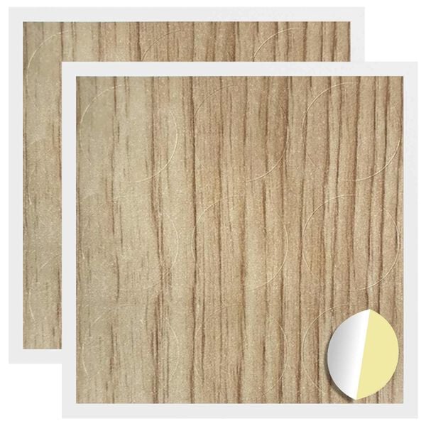 vidaXL Samolepiaci obal na skrutky 2 pcs Remeseln&yacute; dub &Oslash; 20 x 0,5 mm