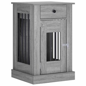 vidaXL N&aacute;bytok pre psa Siv&yacute; Sonoma 50 x 47,5 x 80 cm Kompozitn&eacute; drevo