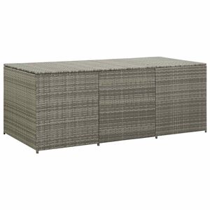 vidaXL Z&aacute;hradn&yacute; &uacute;ložn&yacute; box siv&yacute; 180x90x70 cm polyratanov&yacute;
