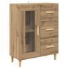 vidaXL Highboard Remeseln&yacute; dub 69,5 x 34 x 180 cm Kompozitn&eacute; drevo