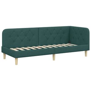 vidaXL Rohov&yacute; r&aacute;m postele Tmavozelen&aacute; 80 x 200 cm l&aacute;tka