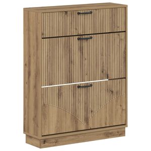 vidaXL Skriňa na top&aacute;nky HOORN 78 x 24 x 100 cm Kompozitn&eacute; drevo