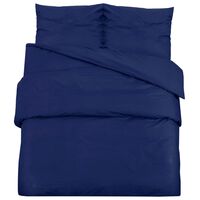 vidaXL Súprava obliečok na paplón námornícka modrá 135x200 cm bavlna