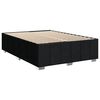 vidaXL Posteľn&yacute; r&aacute;m boxspring s matracom čierny 160x200 cm l&aacute;tka