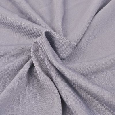 vidaXL Naťahovací šedý prehoz na pohovku, polyester "jersey"